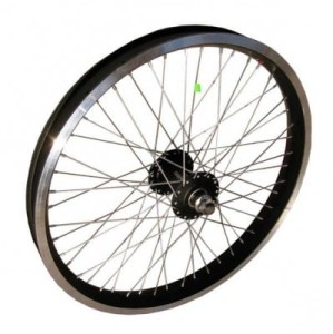 Koło 20" przód slu BMX czarne