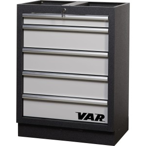 VAR Szafka narzędziowa 5 szuflad szer.680x458xwys.910
